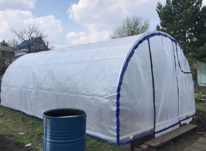 Теплица с чехлом из армированной плёнки от 13 000 руб.