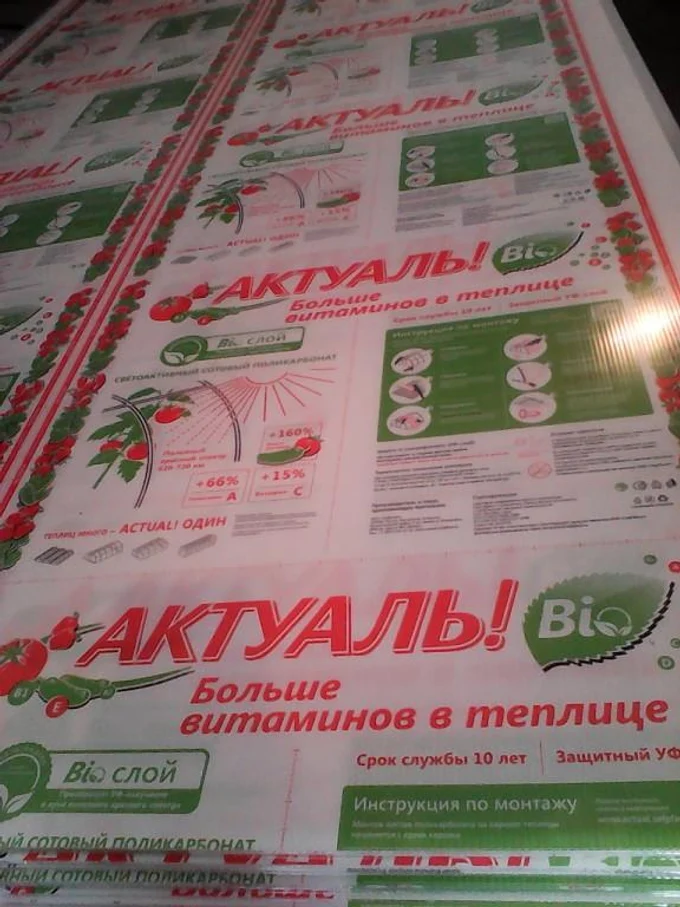 Сотовый поликарбонат от 2200р. 